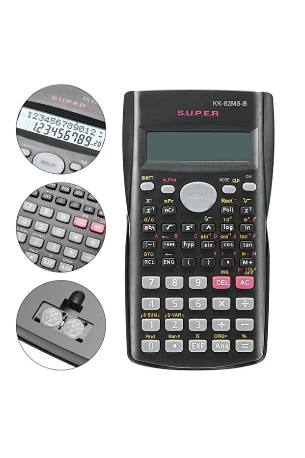 Scientific Calculator with 240 Functions and 2-Line Screen Multi-purpose Portable Student Calcula... - 8