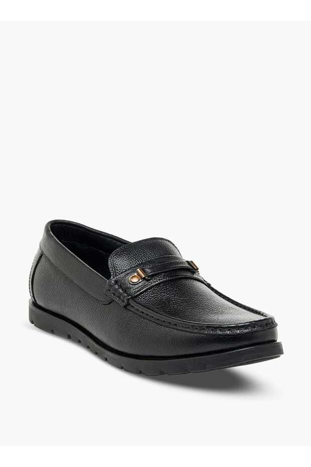 LBL by Shoexpress Textured Slip-On Loafers - 2