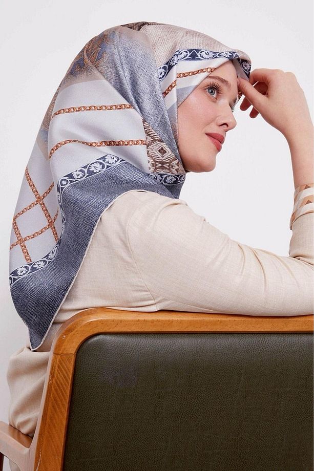 Twill İpek Eşarp LD4140-1 - 1