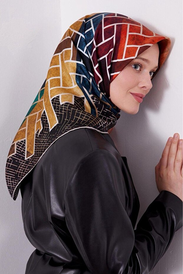 Twill İpek Eşarp LD4154-1 - 1