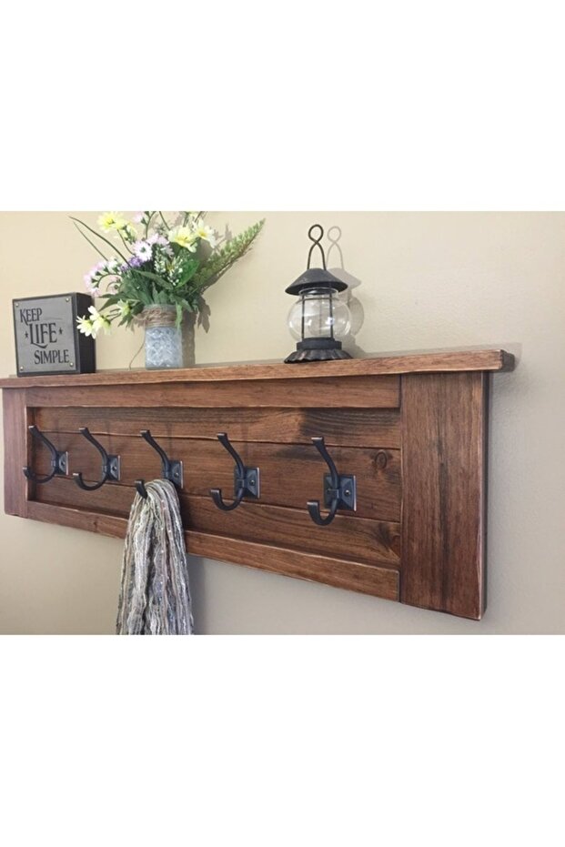 Ahşap Dekoratif Askılık - 1