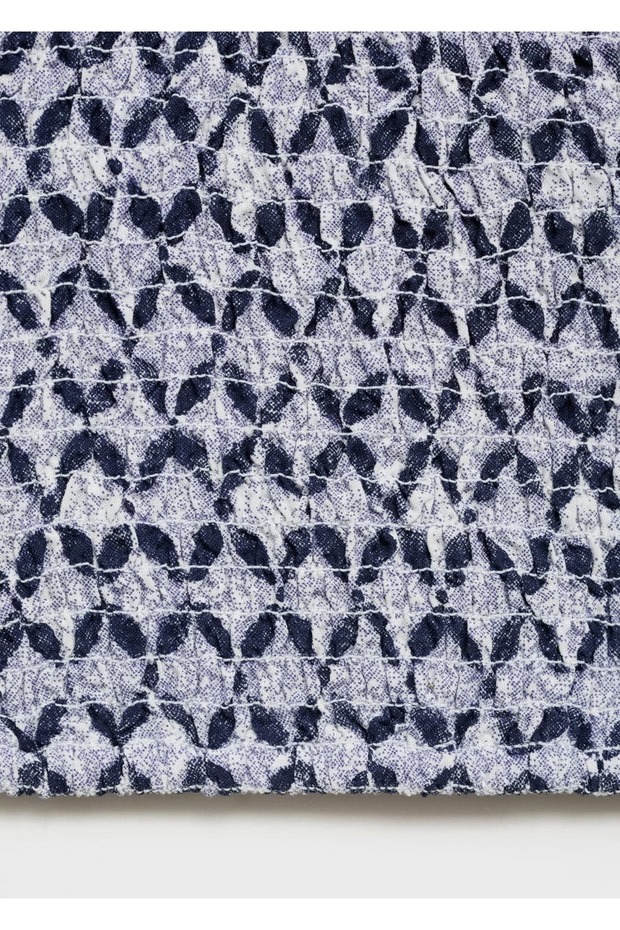 Patterned asymmetrical blouse - 6