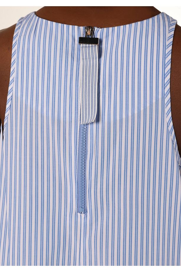 Regular Fit Kadın Mavi Elbise - 5