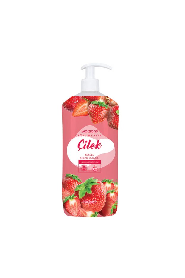 Strawberry Scented Creamy Shower Gel 1000 ml