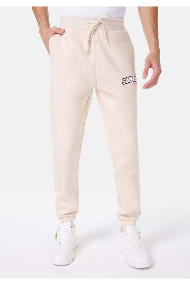 Regular Fit Orta Bel Erkek Bej Eşofman Altı - 4