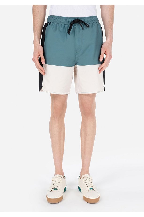 Slim Fit Erkek Çok Renkli Deniz Şortu - 4