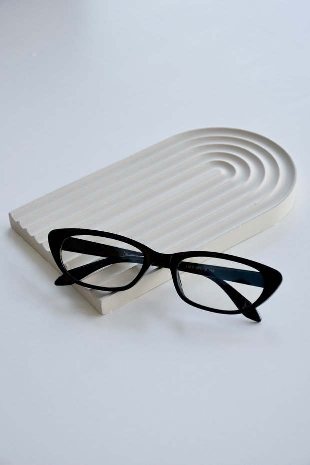 Unisex Women Men Cat Eye Blue Light Protected Blue Block New Season Black Transparent Glasses