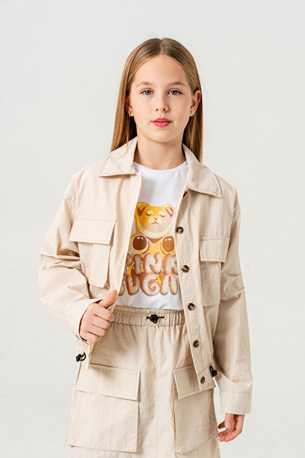 سترة المظلة الفتاة 1543