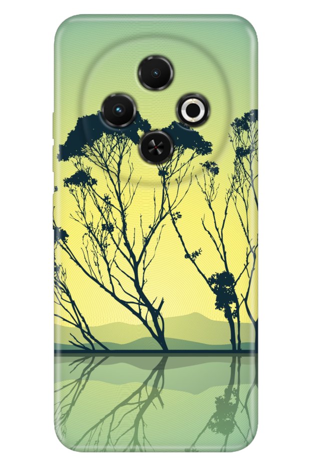 Spark 30C Compatible 6.67 " Case Tecno Pictorial Rubber Silicone Cover Sunset Amazon