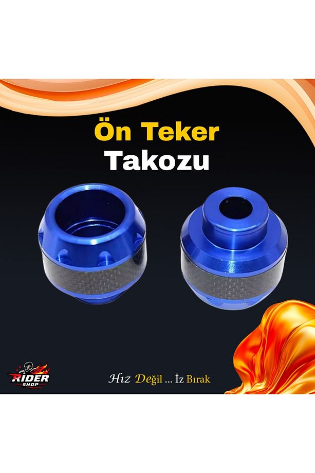 RKS SRK125R Uyumlu Ön Teker Takozu Renkli *Mavi* - 1