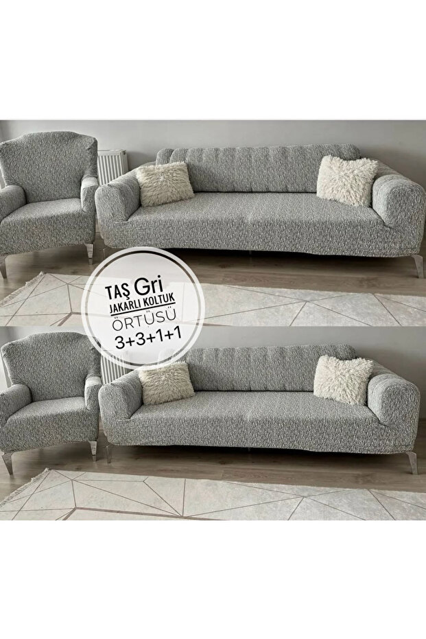 Jacquard 3311 Elastic Seat Cover Set Sofa Sofa Bed Cover Seat Cover Stretchy Seat Cover