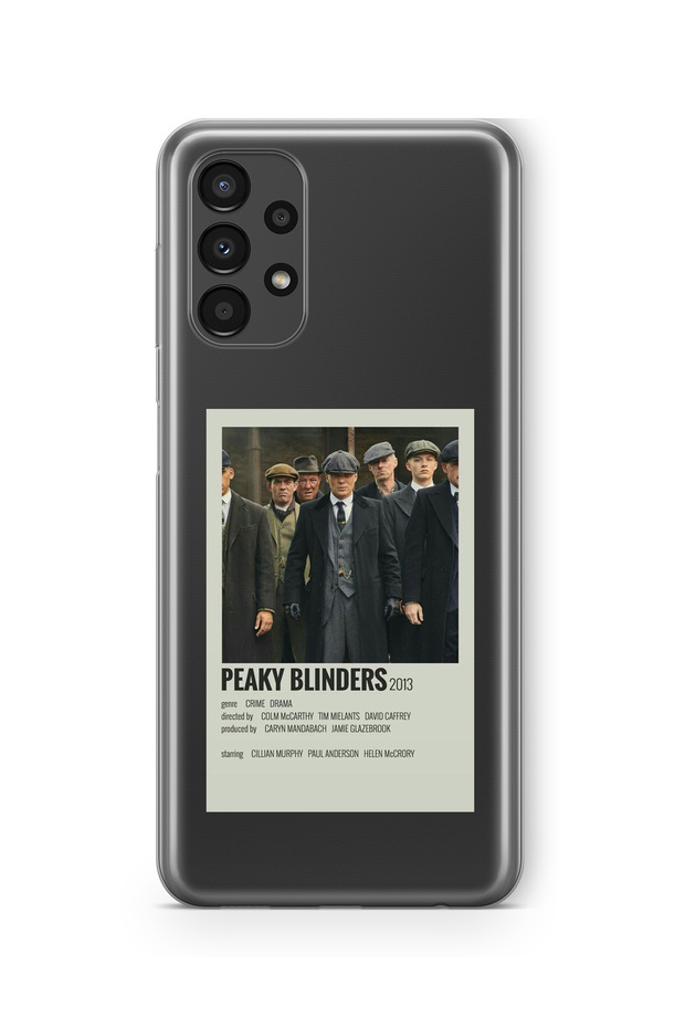 حافظة شفافة مطبوعة بتصميم ملصق Peaky Blinders متوافقة مع هاتف Samsung Galaxy A13