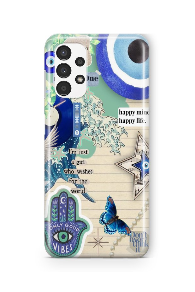 Samsung Galaxy A52 Compatible Don'T Overthink Design Printed Transparent Case