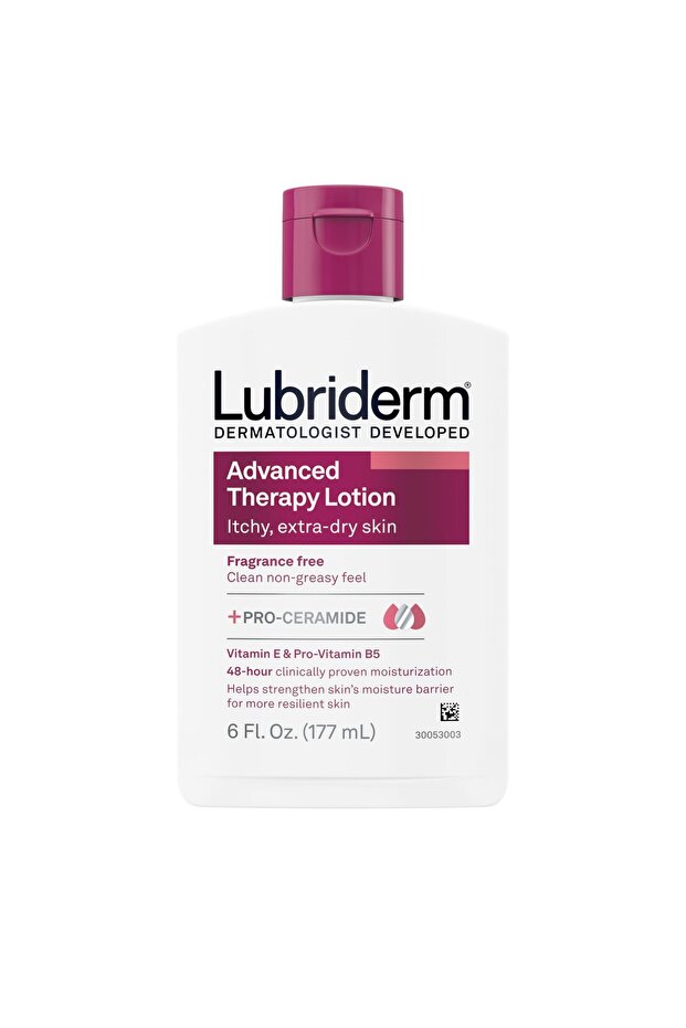 Advanced Therapy Fragrance-Free Hand & Body Lotion with Ceramide, Vitamins E & B5, 6 fl. oz