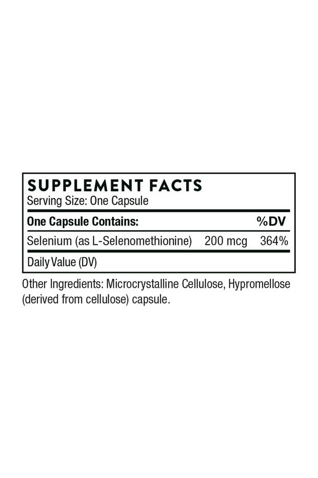 Selenium - 200 mcg Selenium Supplement for Antioxidant Support - 60 Capsules - 2