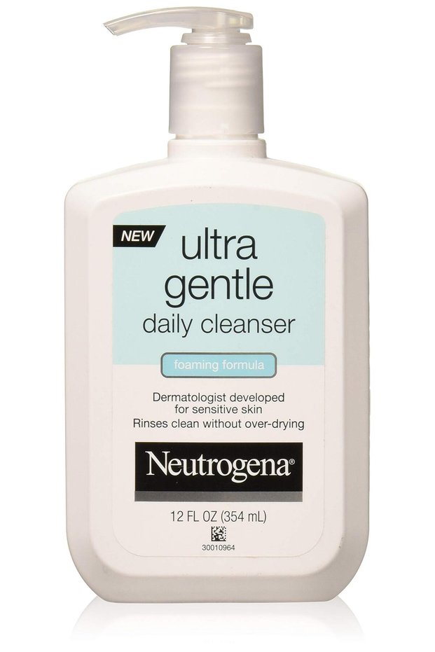 Ultra Gentle Daily Facial Cleanser for Sensitive Skin, Oil-Free, Soap-Free, 12 fl. oz (Pack of 2)