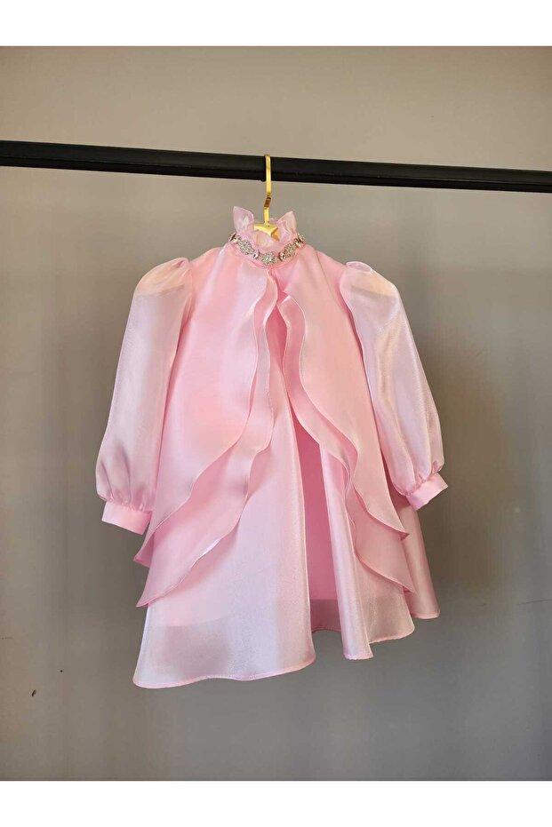 taşlı jile elbise - 1