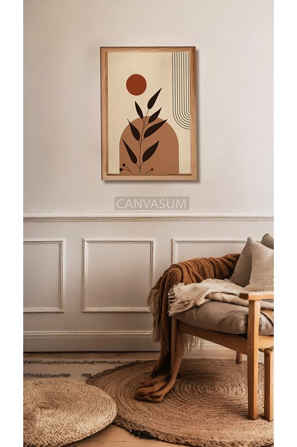 Bohem Minimalizm Soyut Tasarım Dekoratif MDF tablo - 2