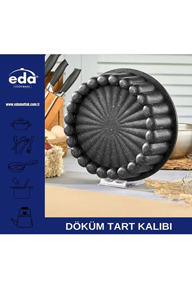 Döküm Siyah Tart Kalıbı - 3