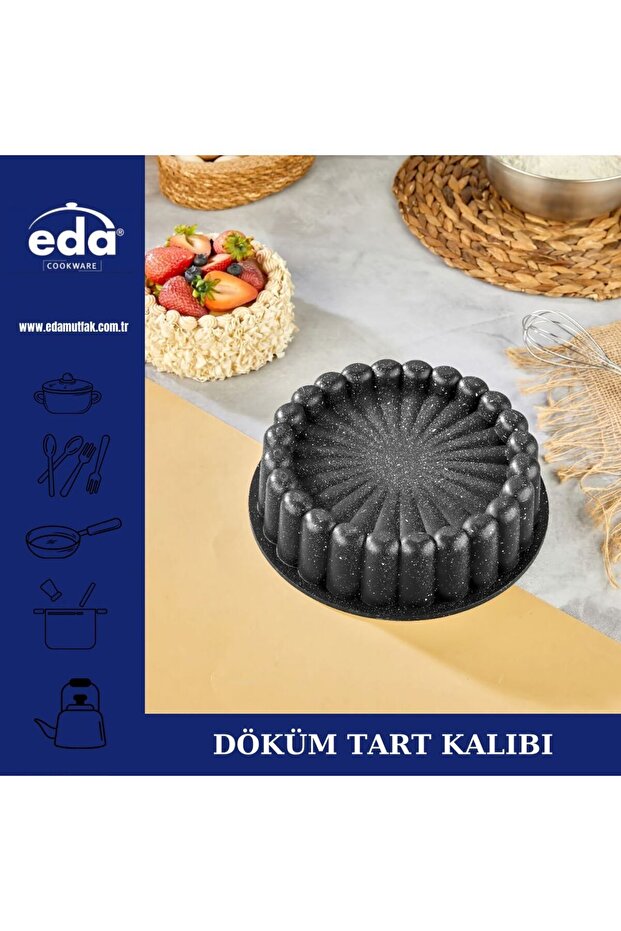 Döküm Siyah Tart Kalıbı - 1