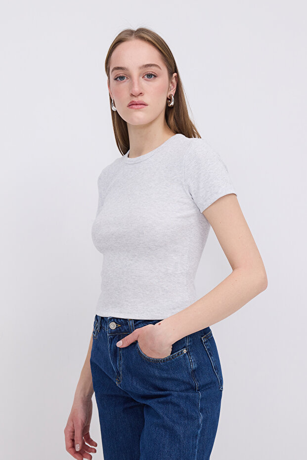 P13343-U6 تي شيرت أساسي برقبة دائرية - 6