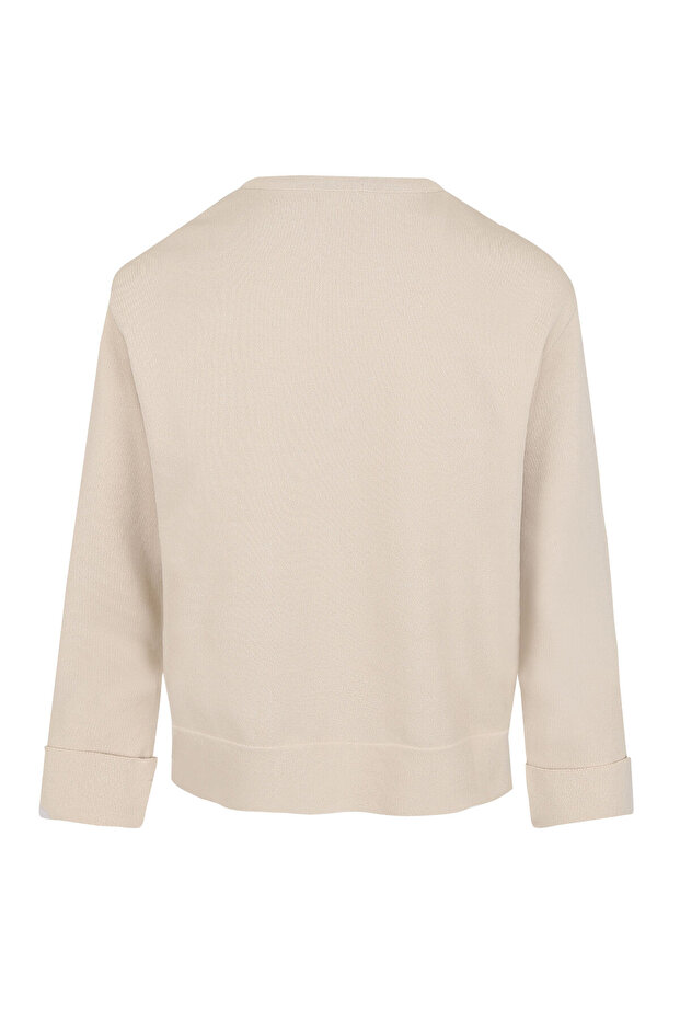 BEJ V YAKA TRİKO - 2