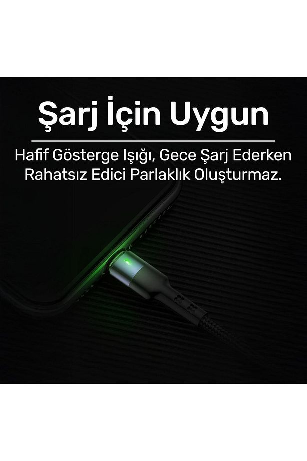 US-SJ317 4in1 2*Lightning 1*Type-C 1*Micro Uçlu 1.2m 2A Örgülü Renkli Şarj ve Data Kablosu - 8