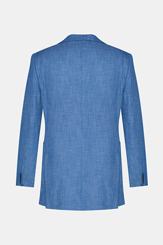 MAVİ DÜĞMELİ CEKET - 2