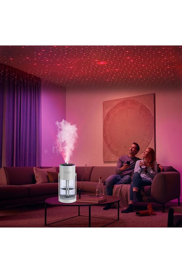 Humidifier 280 Ml Ultrasonik Hava Nemlendirici Buhar Makinesi Tavana Işık Yansıtan Gece Lambası CL28 - 5
