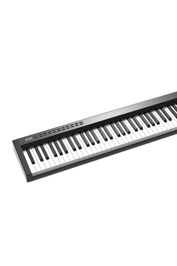 JDP-8820 88 Tuş Hassasiyetli Bluetooth + Şarjlı Piyano - Siyah - 2
