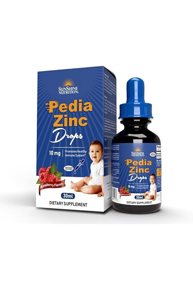 Nutrition Pedia Zinc Drops 10Mg For Kids Immunity - Raspberry Flavor, 30Ml