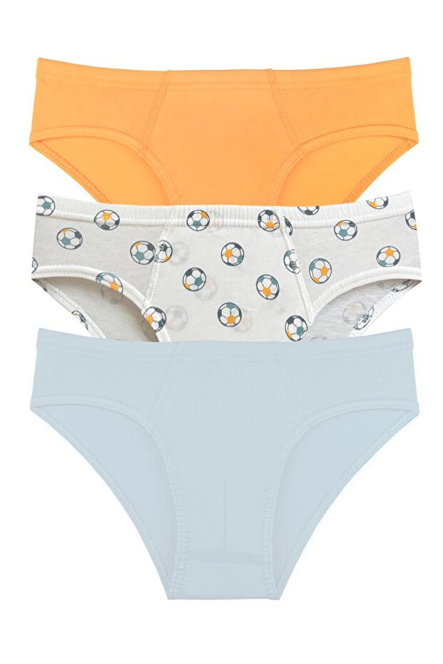 Boys' Cotton 3-Piece Underwear Set - Kids1000 Model-2