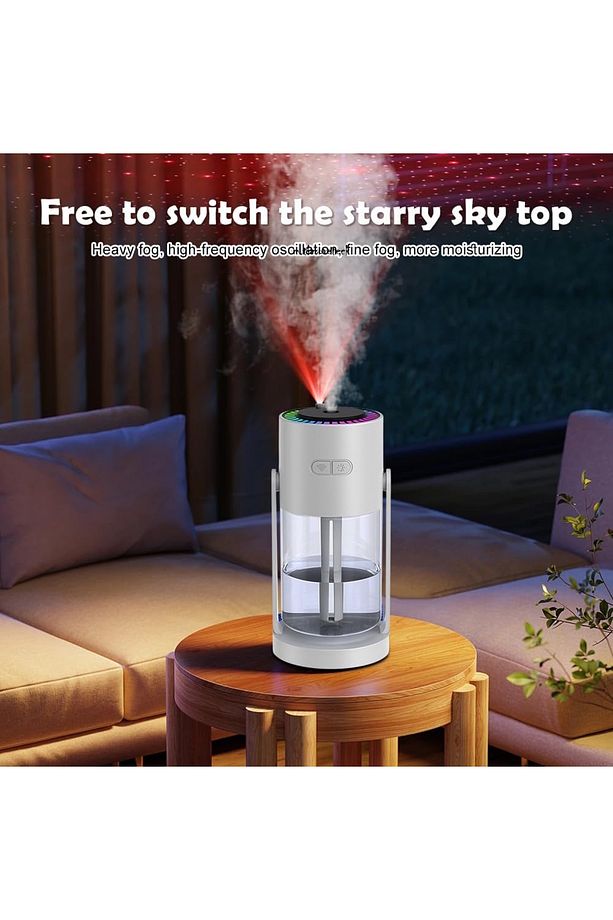 Humidifier 280 Ml Ultrasonik Hava Nemlendirici Buhar Makinesi Tavana Işık Yansıtan Gece Lambası CL28 - 4