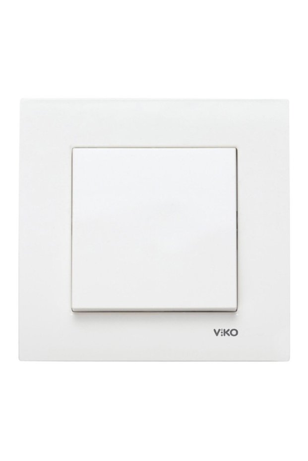 Karre Series Single Switch (White with frame)