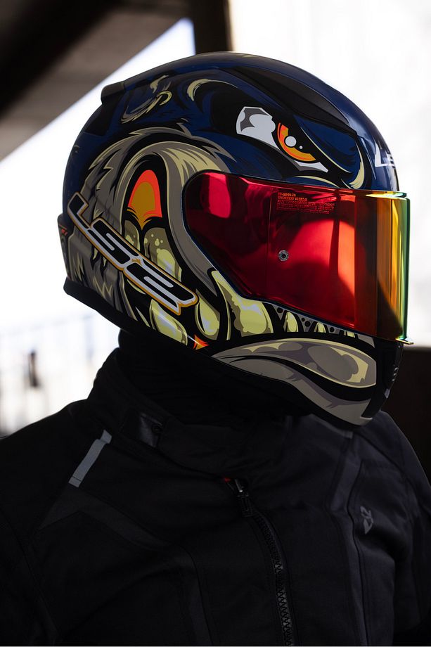 RAPID 2 SPOX MAVİ-GRİ KASK - 4