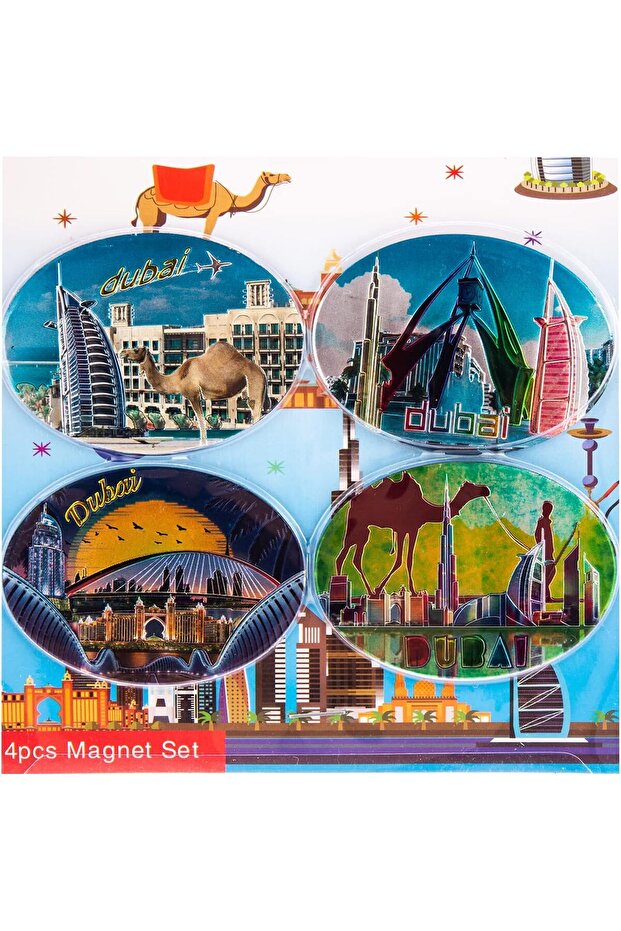 مغناطيس دبي 4 قطع - 3