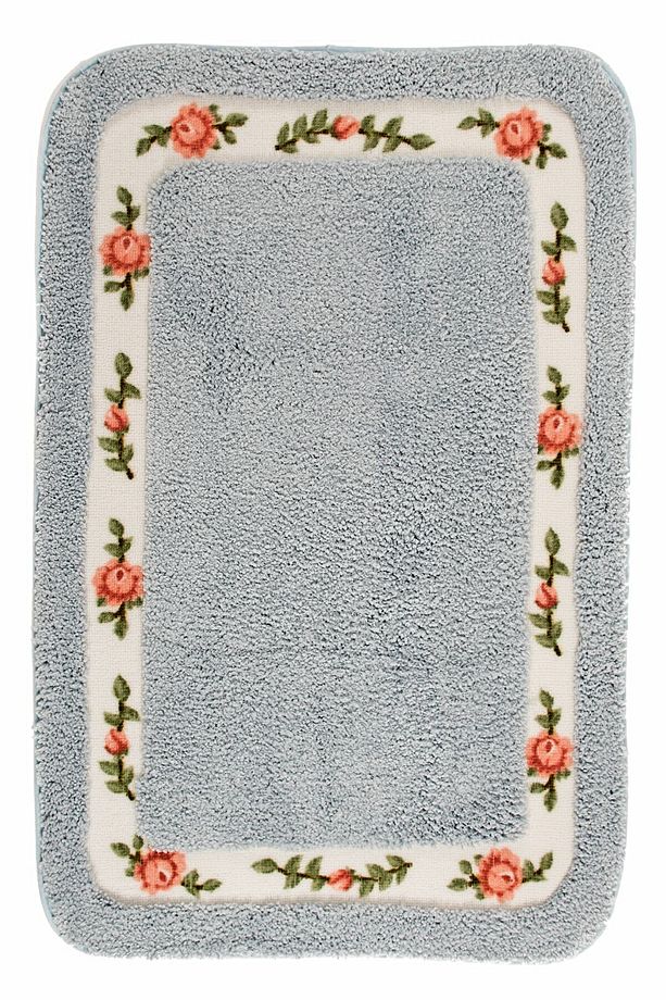 Gül Banyo Paspası 70X120 Blue - 3