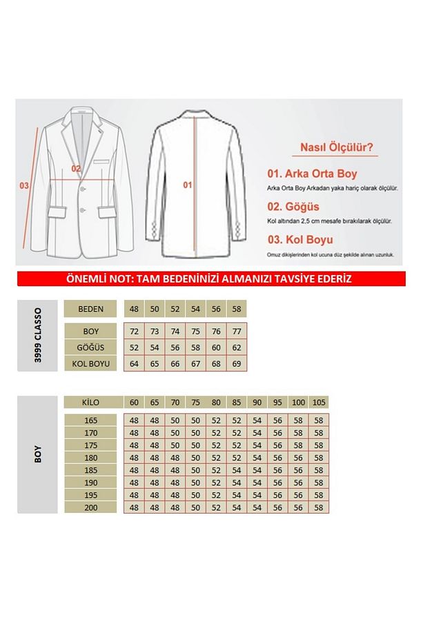 Classo Erkek Camel Slim Fit Sivri Yaka Kendinden Desenli Blazer Ceket - 8