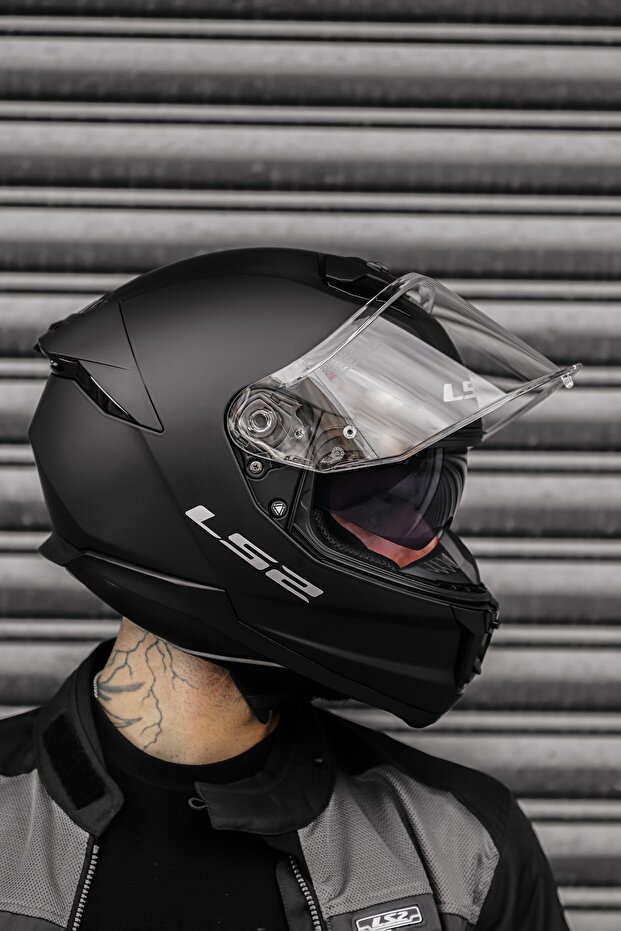 STREAM 2 MAT SİYAH KASK - 7