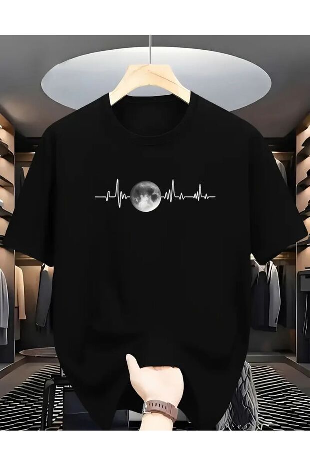 Baskılı Basic T-Shirt - 1