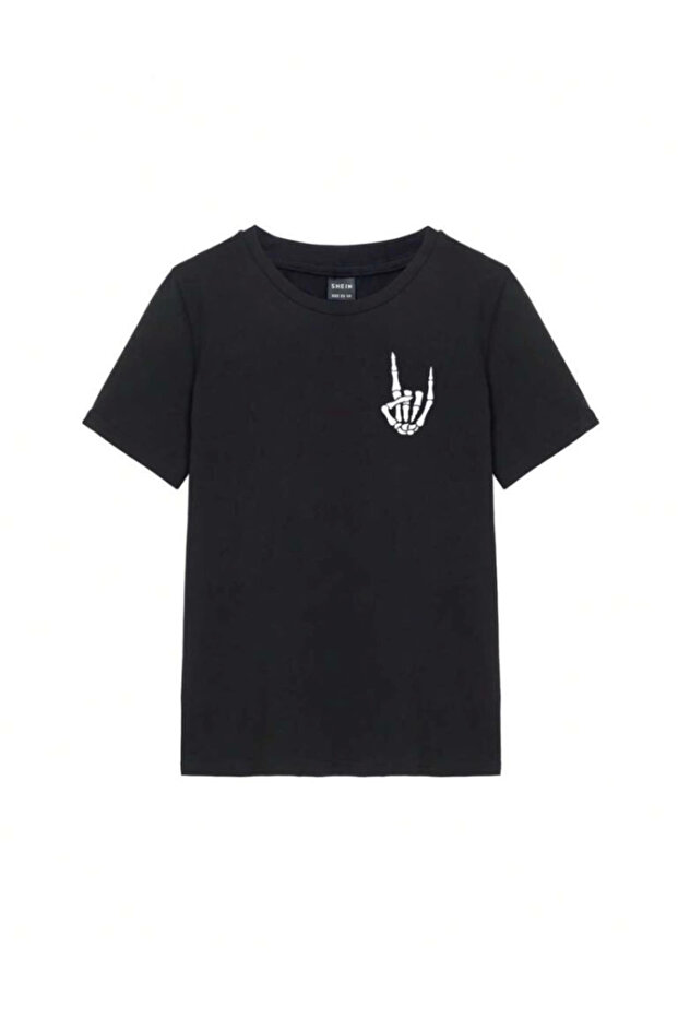 Printed T-Shirt - Black