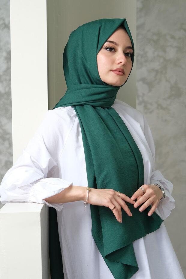 Emerald Cazz Cotton Shawl - 1