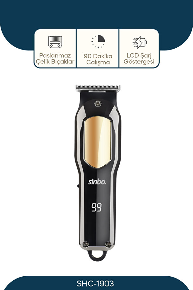 SHC-1903 Şarj Edilebilir Saç Kesme Makinesi - 1