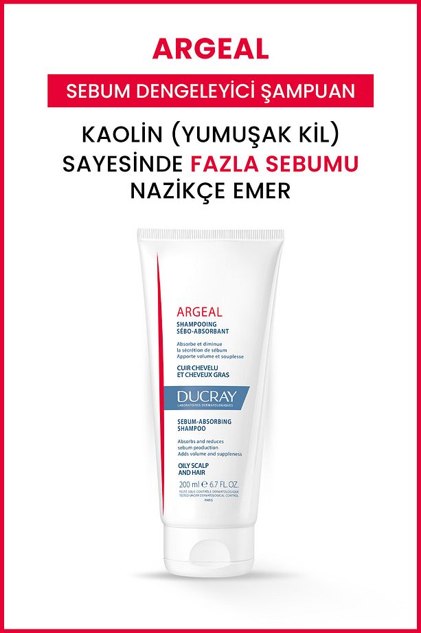 Argeal Şampuan Yağlı Saçlar için Şampuan 200ml - 2