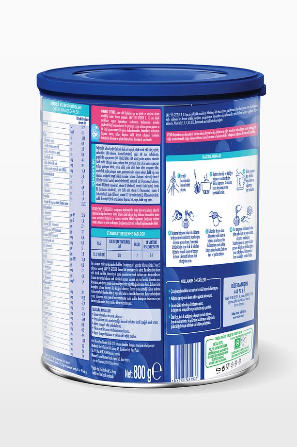 İyi Geceler 3 1-3 Yaş Devam Sütü 800 gr - 2