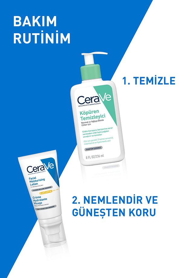 Normal ve Kuruya Dönük Ciltler İçin Yüz Kremi SPF 50 52 ml 2 Adet - 4