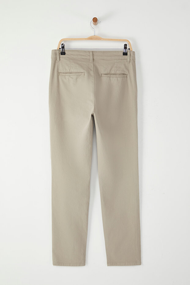 Taş Regular Fit Basic Chino Esnek Gabardin Pantolon TMNSS25PL00019 - 8
