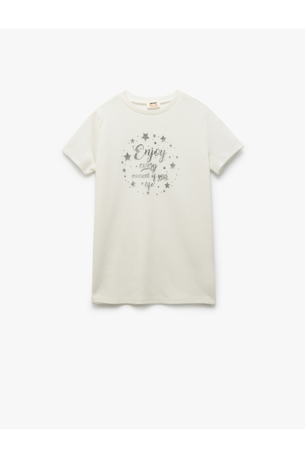 Cotton Printed Crew Neck Short Sleeve T-Shirt