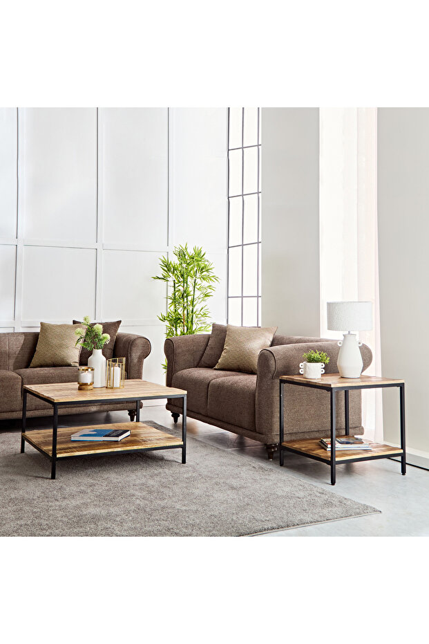 Vendra Rodi Solid Wood Coffee Table - 5