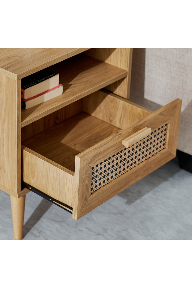 طاولة جانبية من الخيزران النوردي - 3